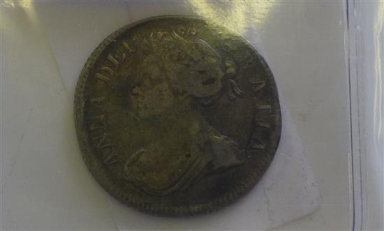 Queen Anne 1702 shilling